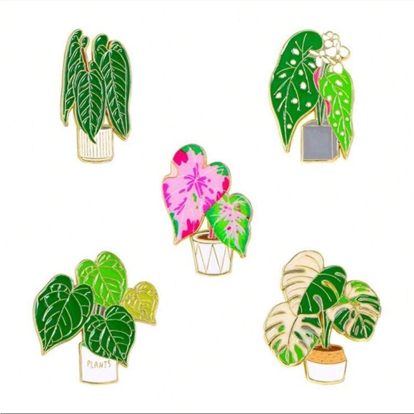 Five Plant Pins - Picture 1 of 3